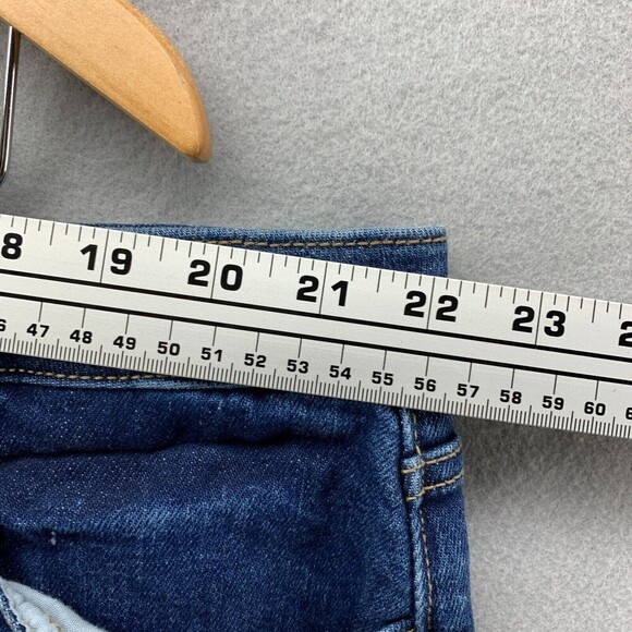 Old Navy Button Fly High Rise Curvy O.G. Straight Jeans Plus Size 22 Raw Hem - Picture 8 of 12